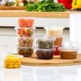 thumbnail image 6 of 50Pcs Portion Cups with Lids, 5oz BPA-free Clear Disposable Plastic Cups for Souffle, Jello, Meal Prep, Portion Control, Salad Dressing, Slime, Condiment Container, 6 of 6