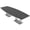 Ash, variant on 10 Person Modular Boat Shaped Conference Table Metal Bases Power Units