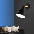 thumbnail image 3 of Juego de 2 lámparas de pared de metal industriales modernas E27 Edison Loft lámpara para cafetería, bar, pasillo, comedor, sala de estar, dormitorio, blanco FqyOCaYIjEeN, 3 of 5