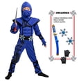 thumbnail image 1 of Disfraz de Ninja Azul Spooktacular Creations para niño talla Pequeña 5-7 años, 1 of 3