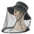 thumbnail image 4 of Head Net Hat, Safari Hat Sun Hat Bucket Hat with Hidden Net Mesh Mosquito Repellent Cap, 4 of 5