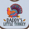 thumbnail image 4 of Inktastic Thanksgiving Daddy Little Turkey Boys or Girls Baby Bib, 4 of 4
