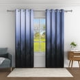 thumbnail image 3 of Aofoto Misty Forest Curtain for Living Room, Ombre Room Darkening Curtains,2 Panels,52 x 84 inches, 3 of 5