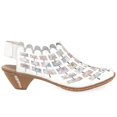thumbnail image 2 of Rieker Sina Leather Woven Heeled Shoes, 2 of 5