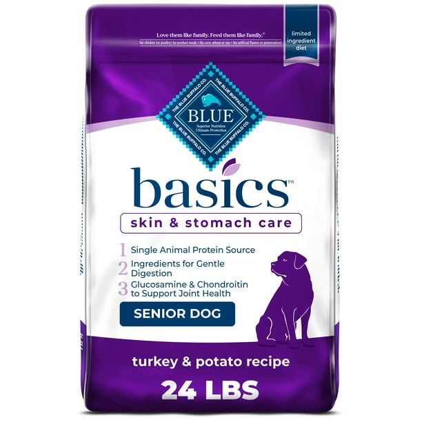 Blue Buffalo Basics Skin & Stomach Care Turkey and Potato Dry Dog Food