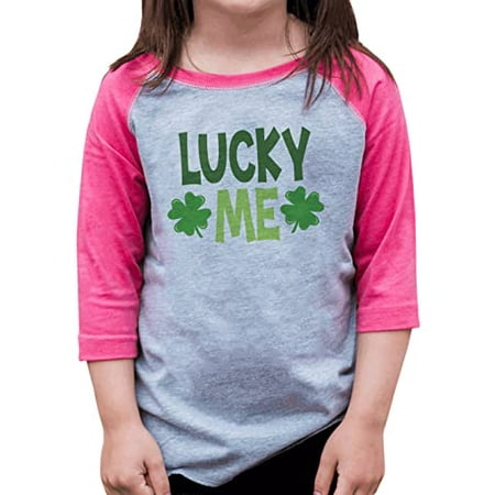 

7 ate 9 Apparel Girls St. Patrick s Day Shirts - Lucky Me Pink Shirt 3T