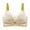 Yellow, variant on IROINNID Push-Up Bras For Women Solid Ladies No Steel Ring Sexy Lace Gathering Adjustment Lift Underwear