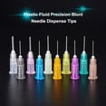 thumbnail image 3 of 160PCS 0.5 Inch 10 Different Gauge Blunt Tip Glue Bottle Needles Dispensing Needle with Lure Lock, 3 of 7