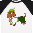 thumbnail image 4 of Inktastic Cute Brown Dachshund in Traditional German Wear Boys or Girls Toddler T-Shirt, 4 of 5
