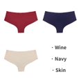thumbnail image 1 of TrowBridge 3 unids/set bragas sin costuras para mujer, ropa interior deportiva transpirable, bragas cómodas para niñas, lencería Sexy, calzoncillos de satén Tan Jianjun unisex, 1 of 2
