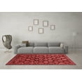 thumbnail image 3 of Ahgly Company Indoor Square Oriental Red Industrial Area Rugs, 7' Square, 3 of 4