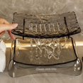 thumbnail image 5 of Modern Water Ripple Soap Dish, 2-Layer Self-Draining Bar Soap Holder Saver for Bathroom Shower Countertop, 5 of 6