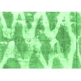 thumbnail image 1 of Ahgly Company Indoor Rectangle Abstract Emerald Green Modern Area Rugs, 5' x 7', 1 of 4