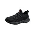 thumbnail image 1 of SIMANLAN Boys Running Shoes Slip On Fashion Sneakers Comfortable Athletic Walking Shoe Black 11c, 1 of 7
