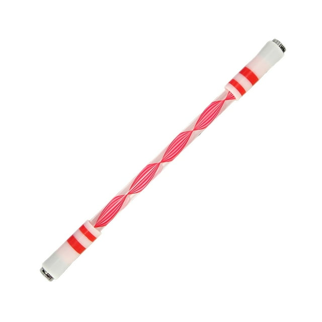 Red Cool Colorful Led Spinning Pen Toy For Kids Slow Flashing Light Pen Stress Relief Toy Finger Toy For Teens Classroom Fidget Toy 8.7X0.004X0.004 Inches