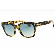 Tom Ford Lauren-02 FT0614 55B Coloured Havana Grad Smoke 52mm Women's Sunglasses
