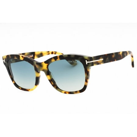 Tom Ford Lauren-02 FT0614 55B Coloured Havana Grad Smoke 52mm Women's Sunglasses