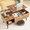 Brown, variant on MAYEERTY Lift Tabletop Coffee Tables for Living Room with Storage Shelf and Hidden Compartment