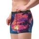 thumbnail image 2 of Fotbe Hawaiian Island Beach Shark Calzoncillos Tipo Boxer con Bolsa de Soporte Total para Hombre, X-Temp Fresco, Transpirable y de Secado Rápido-XX-Large, 2 of 5