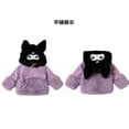 thumbnail image 5 of Chaqueta con capucha de lentejuelas de invierno para niñas de Anime Sanrioed Kuromi, ropa tipo parka para niños, abrigo de peluche suave, ropa de nieve, regalo de Navidad, 5 of 5