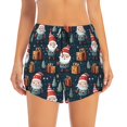 thumbnail image 2 of Rocae Cute Santa Claus Gift for Women's Athletic Shorts Workout Hiking Shorts Athletic Shorts for Running, Yoga, Gym, Sports-Small, 2 of 7