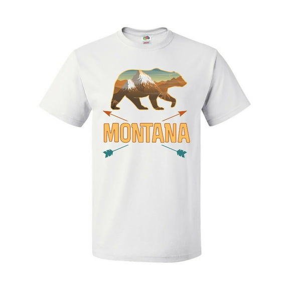 Inktastic Montana Vacation Bear Silhouette T-Shirt
