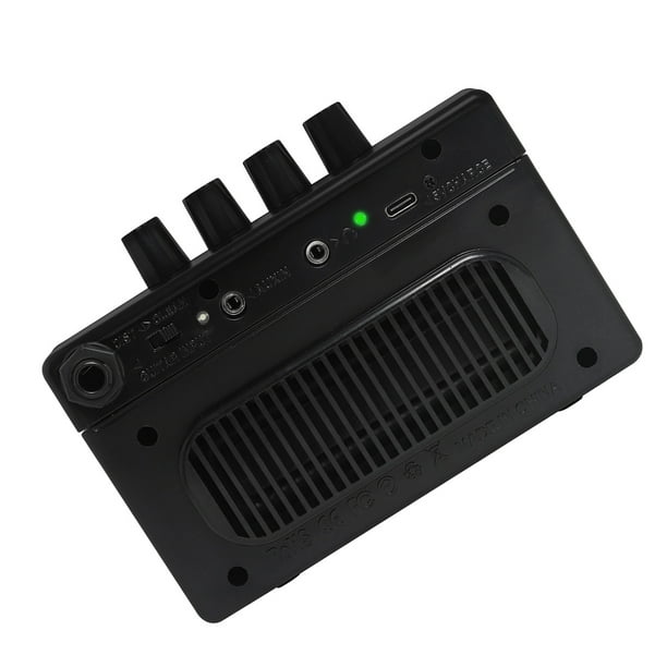 Seitruly Mini altavoz de guitarra acústica amplificador eléctrico Cable de Audio Accs 5W instrumento de música rendimiento práctica diaria Cables de audio/vídeo