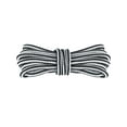 thumbnail image 4 of INSPIRE CHIC 1 Pair Round Rope Dual Colored Striped Shoelace Shoe Strings for Boots Sneakers 70cm/27.56" White Black, 4 of 4
