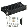 thumbnail image 3 of Oil Cooling System Kit Oil Cooling Radiator Engine Oil Cooler Universal Cooling Radiator Fit For Monkey Car 100-250CC Dirt Bike ATV 4-Wheel Motorcycle Black, 3 of 8