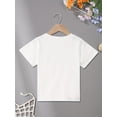 thumbnail image 3 of Boys T-shirt. Ready To Kindergarten. Car Pattern And Letter Print Fashionable And Breathable Round Neck Short Sleeved Top, 3 of 7