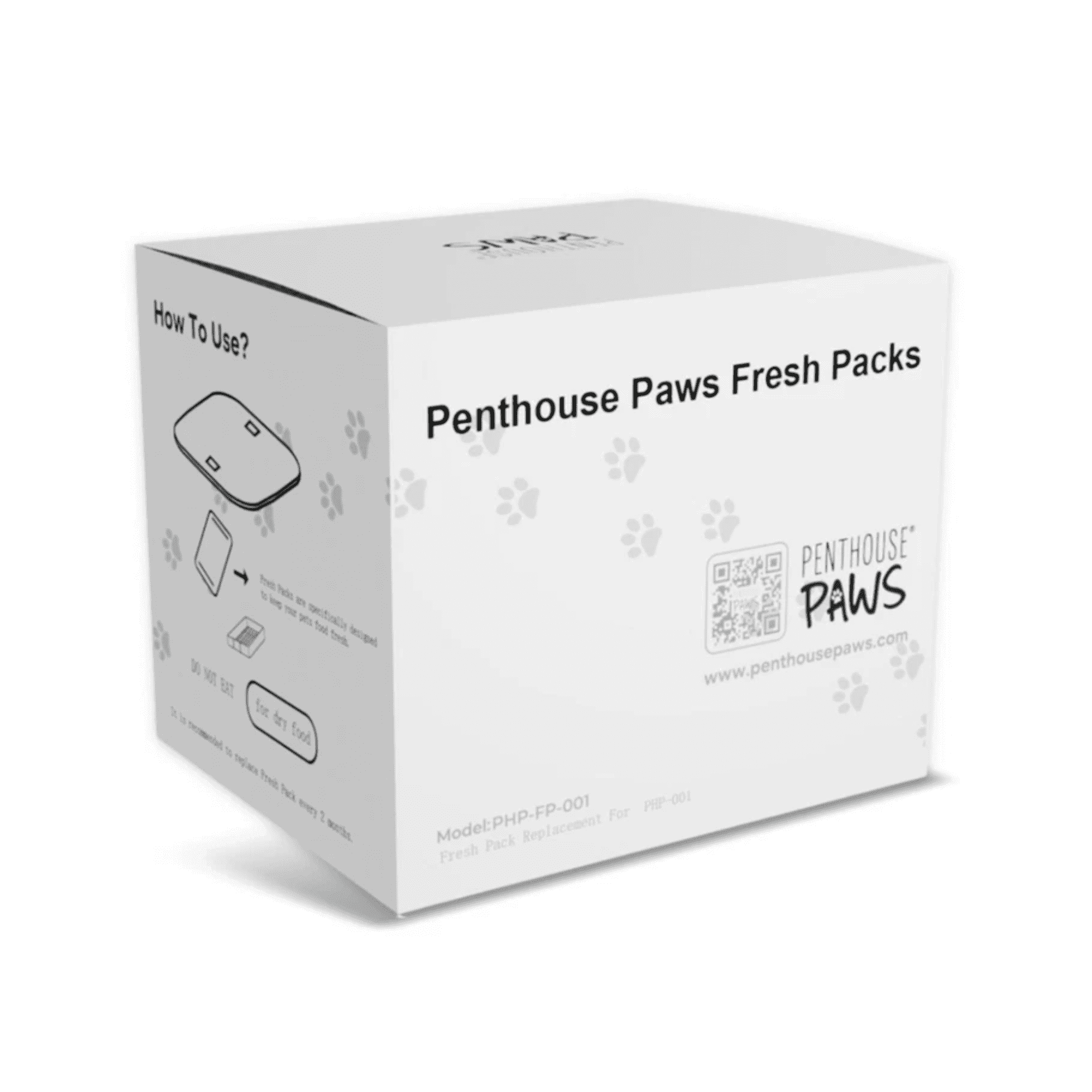 Penthouse Paws Fresh Packs for Smart Maxx HD Feeder, Desiccant Moisture-Absorbing Food Preserver, Keeps Kibble Fresh & Crisp, 6-Pack, for Cat & Dog