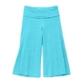 thumbnail image 3 of Yuanlong Womens Pants High Waist Wide Straight Leg Cropped Pants Plain Loose Comfortable Stretchy Soft Casual Athletic Trousers, 3 of 3