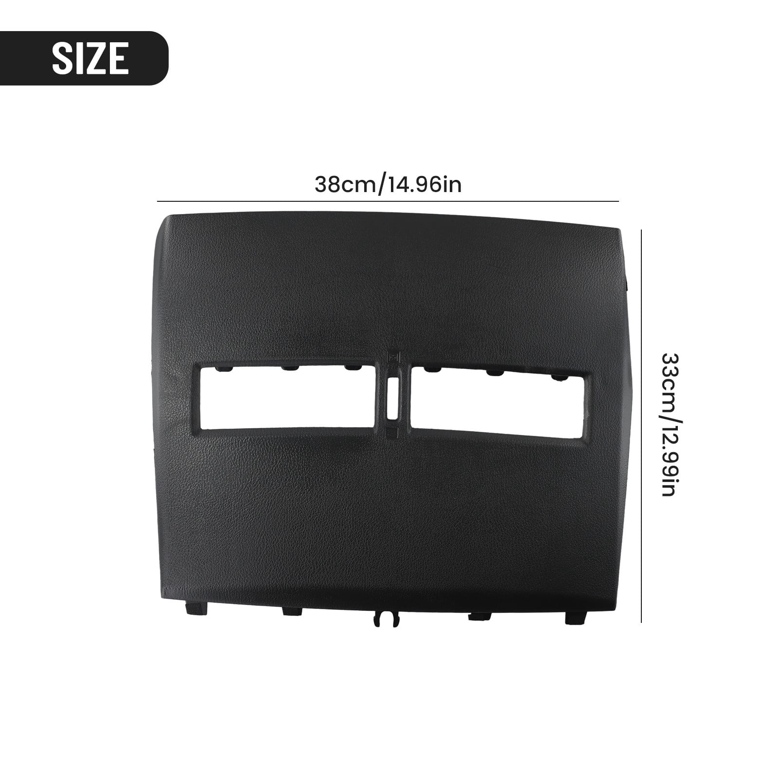For Nissan For Versa 2007-2012 Black Front Upper Top Center Dash Air Vent Trim Bezel Auto Interior Replacement Parts