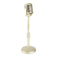 thumbnail image 3 of Accessoire de Microphone Vintage, Modèle de Microphone Style Rétro Modèle de Microphone Antique avec Support Réglable 33-41cm Ensemble d'Accessoires de Microphone à l'Ancienne pour Décoration de Fête Photographie, 3 of 7