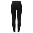 thumbnail image 6 of ZHOUCHANKIDS Women Lined Leggings Weather Thick Thermal Warm Winter Tights Lift High Waist Tummy Pants Black L, 6 of 7