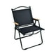 thumbnail image 5 of Silla plegable para r, silla con respaldo, muebles de exterior, sillón portátil negro grande Zulema Reposapiés portátil, 5 of 8