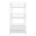 thumbnail image 5 of YDSM Metal Twin Size Triple Bunk Bed With Trundle, White, 5 of 5