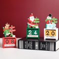 thumbnail image 3 of Navidad-Calendario de Adviento de Papá Noel, alce, muñeco de nieve, decoración de Navidad, adorno, regalo de Año Nuevo, calendario de Cuenta atrás, 3 of 4