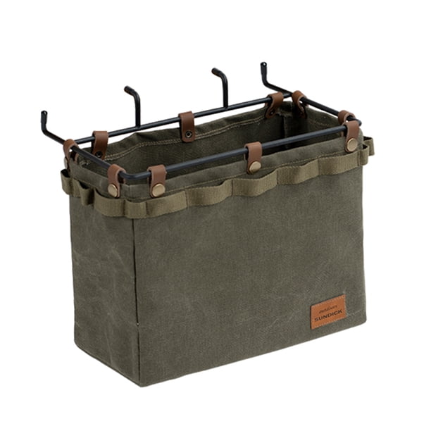Paquete colgante sundickBolsa colgante lateral para mesa de Picnic, caja de almacenamiento de escritorio para colgar al lado del organizador, vajilla, bolsa de almacenamiento de ropa, Camping, uso en