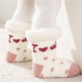 thumbnail image 2 of Krdevn Baby Socks - Rends Baby Slipper Socks Christmas Toddler Fuzzy Socks Warm Fleece Non Winter Socks - Socks for Baby Girl,Color:White,Size:2-4 Years, 2 of 4