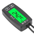 thumbnail image 5 of 3 in 1 Digital Time Clock Voltmeter Thermometer IP67 Waterproof Motorcycle Meter for ATV, 5 of 5