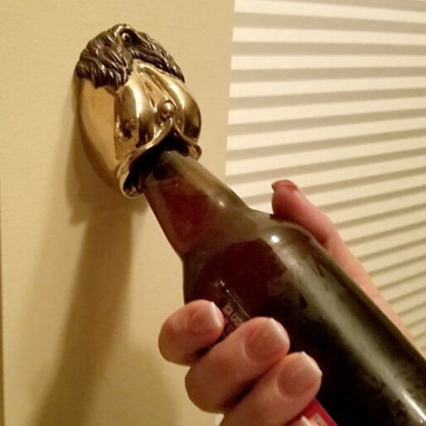 Neinkie Bottle Opener Wall Mounted, Metal Art Wall Mounted Funny