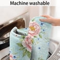 thumbnail image 5 of Pioneer Flower Floral Print Pattern Bathroom Rugs Mat, Non Slip Microfiber Bathroom Rug with Rubber Backing, Soft Mats for Bathroom Floor Tub Shower, 24"x60", 5 of 5