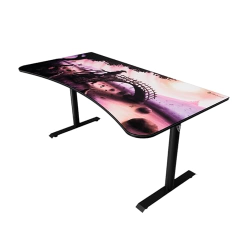 Arozzi Arena Gaming Desk Mat, Full Surface Custom Desk Pad, Interchangeable, Water Resistant & Washable Computer Desk Mouse Pad with Stitched Edges (D015)