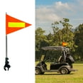 thumbnail image 6 of GARENDE Golf Cart Flag Pole Kit Adjustable Height Bikes Club Flag Holder Accessories Silver Top 20x30cm, 6 of 7