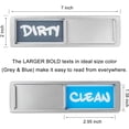 thumbnail image 2 of Dishwasher Clean Dirty Sign Shutter Adhesive Options Display Only Changes When You Push It For Home Kitchen Hotel, 2 of 6