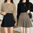 thumbnail image 3 of Vestido de falda de línea A de estudiante de moda plisado para mujer otoño/invierno primavera/verano uniforme escolar minifalda, 3 of 4