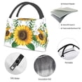 thumbnail image 3 of Lafuoo Sunflowers (2) Pattern Portable Aluminum Film Insulated Refrigerated Lunch Bag, Zippered Cooler Bag/Hot Bag for Food and Beverag-One Size, 3 of 7