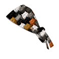 thumbnail image 4 of Voska Women's Ponytail Scrub Hat Animal Print Cotton Adjustable Work Cap Salon Restaurant Nursing Daily Full Coverage Headwrap Black one size, 4 of 6