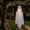 White, variant on Halloween Decorations Hanging Swing Ghost Decor,Adjustable Height LED Lighted Outdoor Halloween Decoration,Spooky Cute Ghosts Decor with 8 Modes Lights for Front Porch Yard Tree